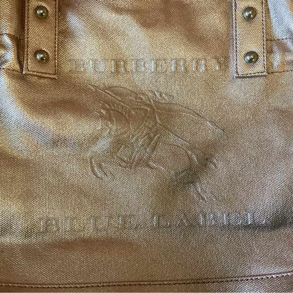 Burberry of London Blue Label rose gold metallic shoulder bag - Picture 14 of 16